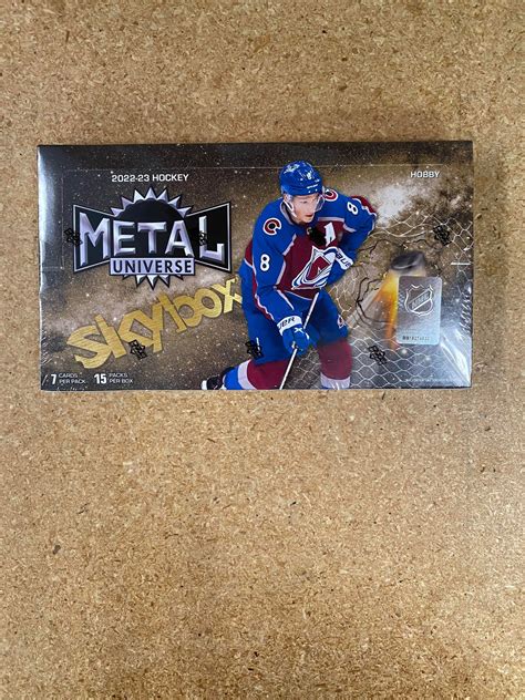 2022/23 upper deck skybox metal universe hockey hobby box|skybox metal universe hobby box.